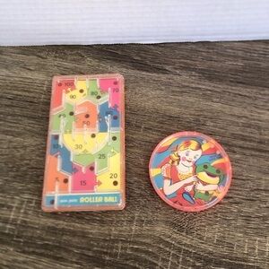 Vtg Handheld Roller Ball Games